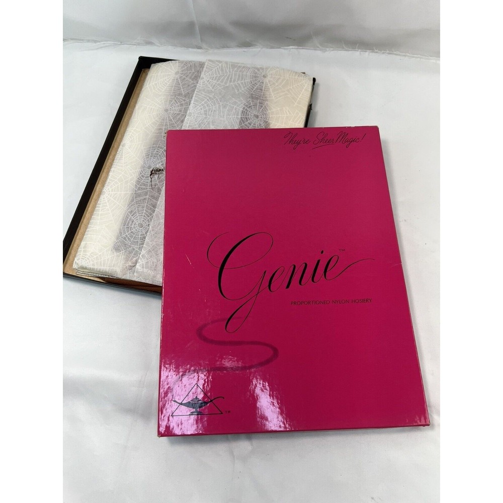 Vtg 1960S Genie Proportioned Nylon‎ Hosiery Cantrece Sz 8.5-9 S Cinnamon 4 PR